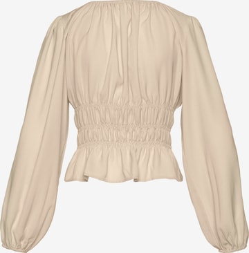 LASCANA Blouse in Beige