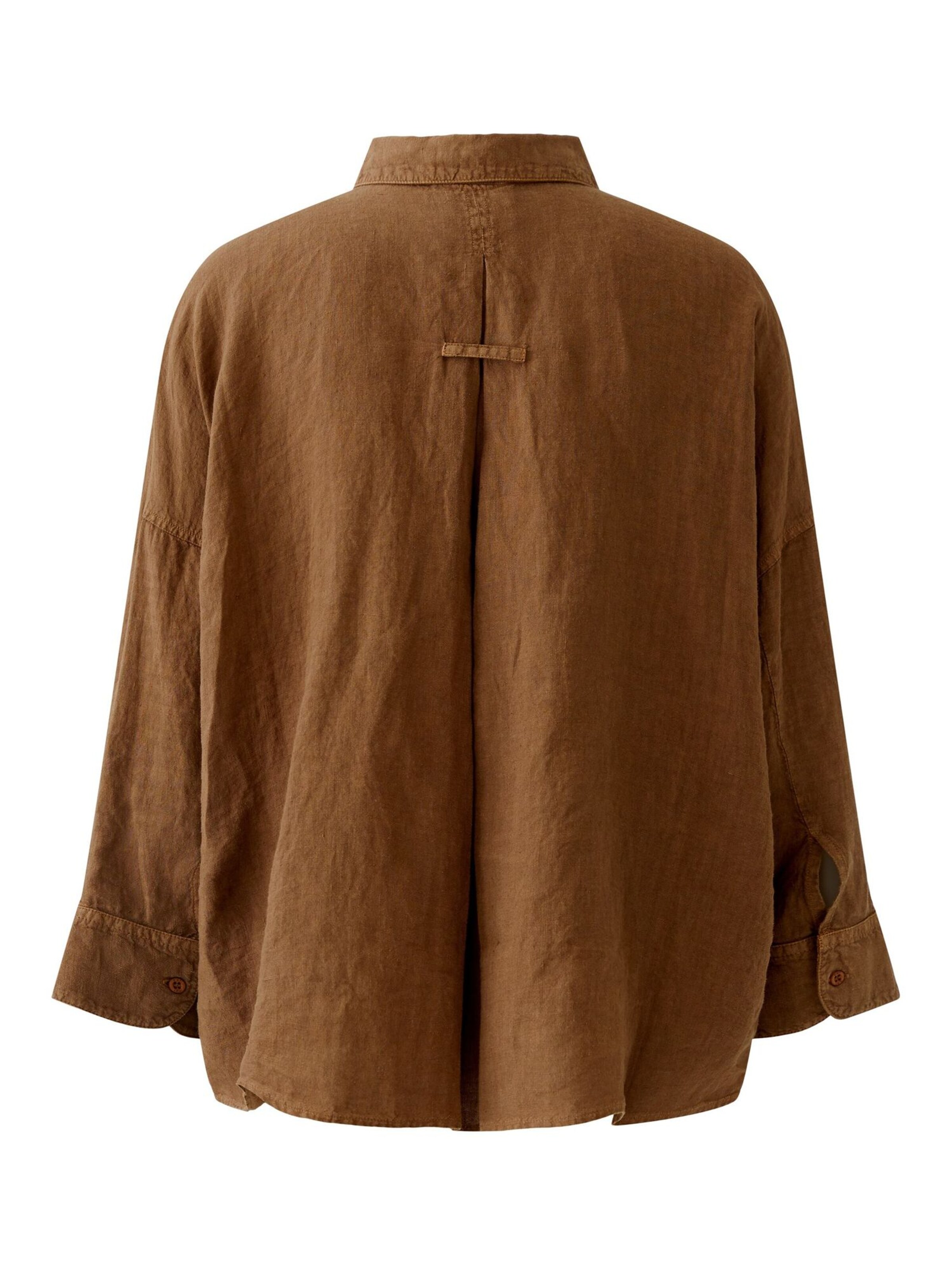 OUI Bluse in Braun