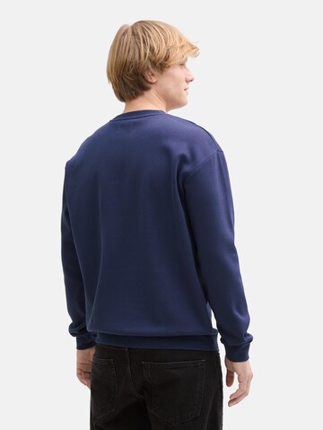 TOM TAILOR DENIM Sweatshirt in Blauw