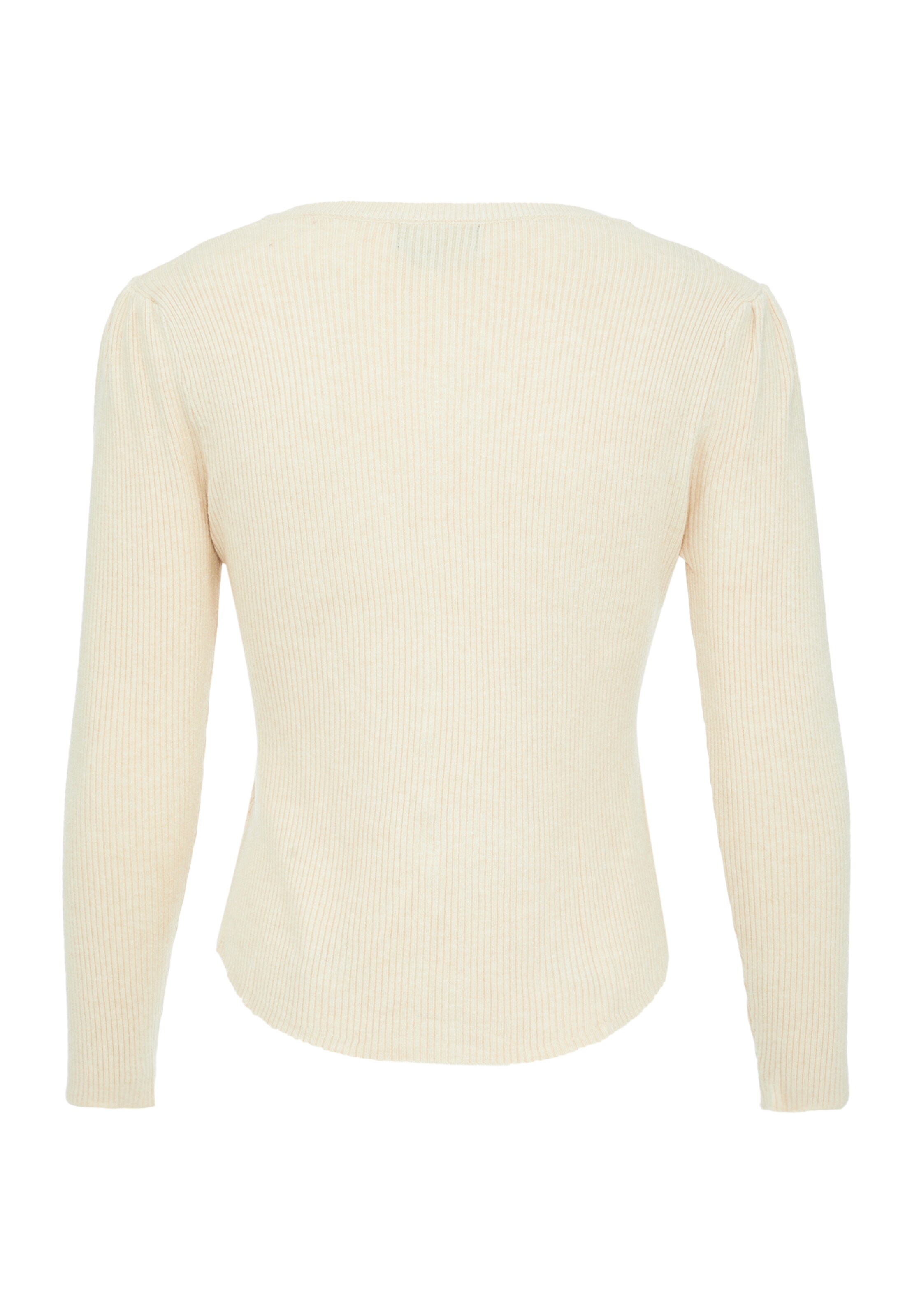 VERNOLE Gebreid vest in Beige