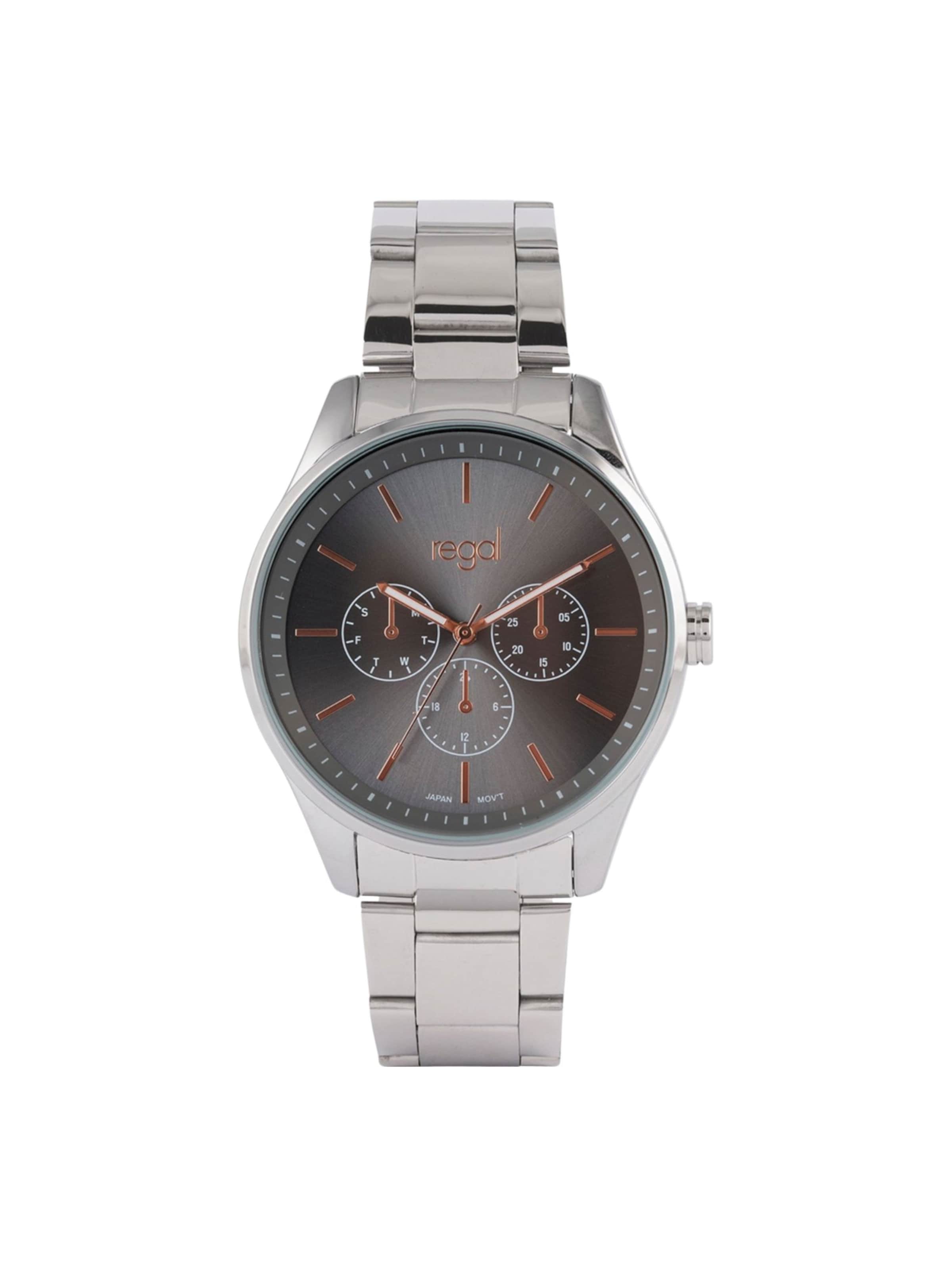 Lucardi Analoog horloge in Zilver: voorkant