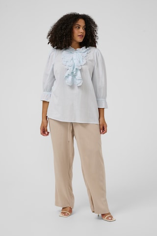 KAFFE CURVE Blouse 'KCAngli' in Blue