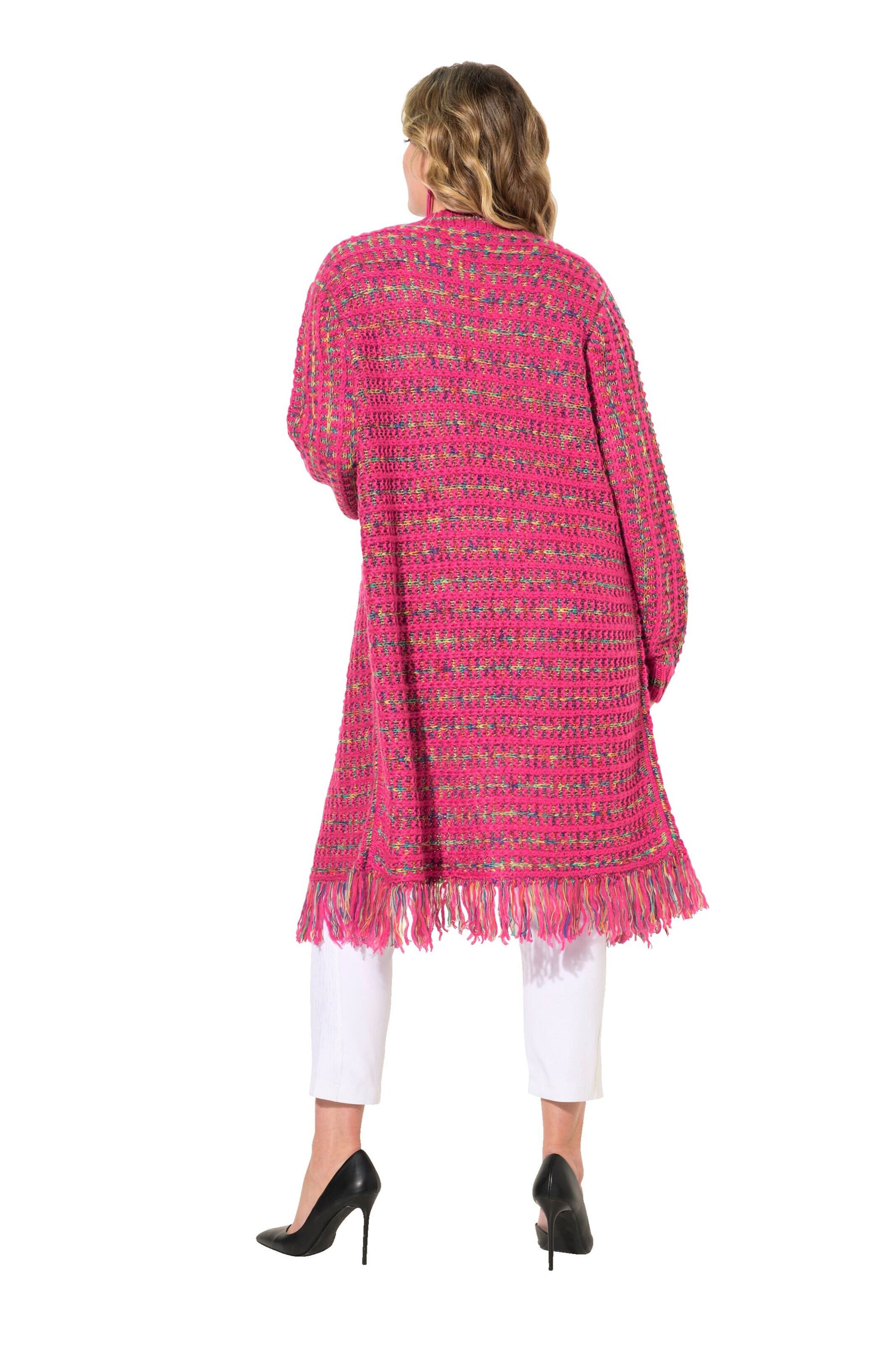 MIAMODA Knit cardigan in Pink