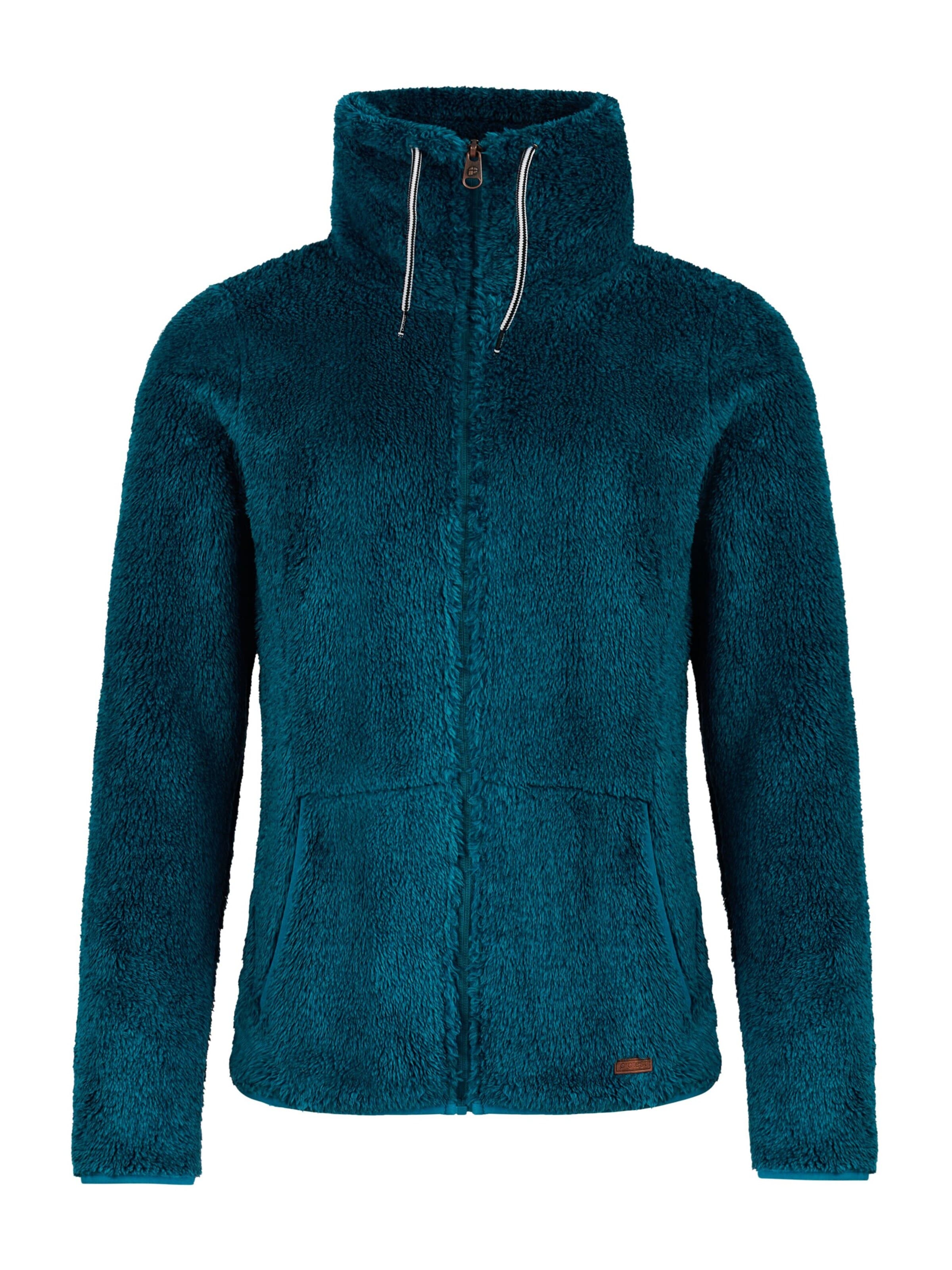 PROTEST Fleecejacke 'RIRI'‌‌‌‌‌‌ in Blau: Vorderseite