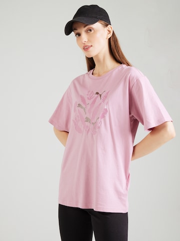 Tricou funcțional de la PUMA pe roz: față