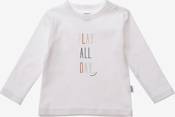 LILIPUT Langarmshirt 'Play all day' in Weiß: predná strana