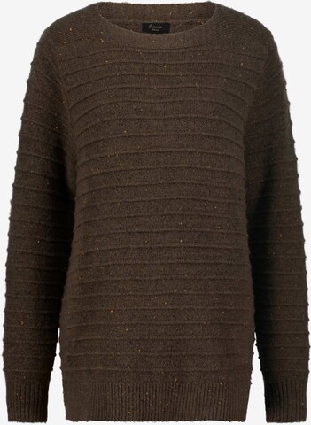 October Sweater in Brown: front