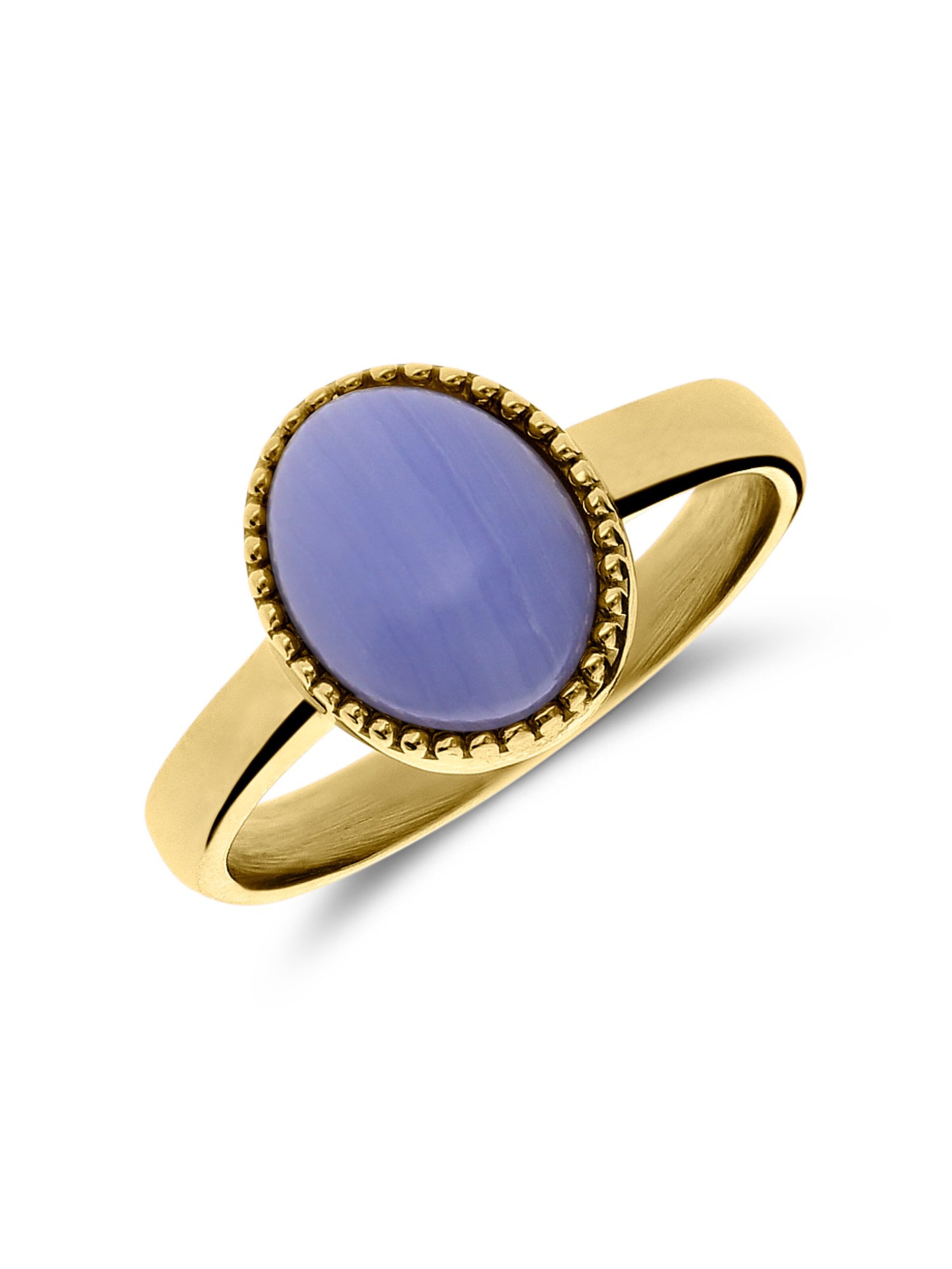 Lucardi Ring in Gold: Vorderseite