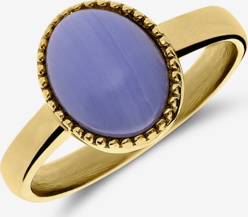 Lucardi Ring in Gold: Vorderseite