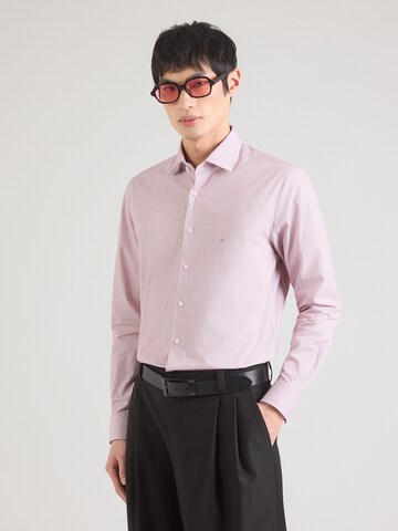 Michael Kors Regular fit Πουκάμισο 'HARILINE' σε κόκκινο: μπροστά