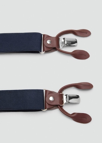 MANGO MAN Suspenders in Blue