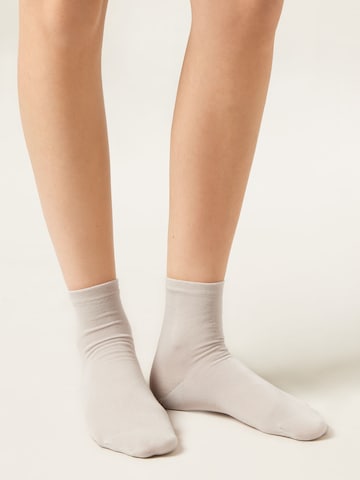CALZEDONIA Socks in Grey: front