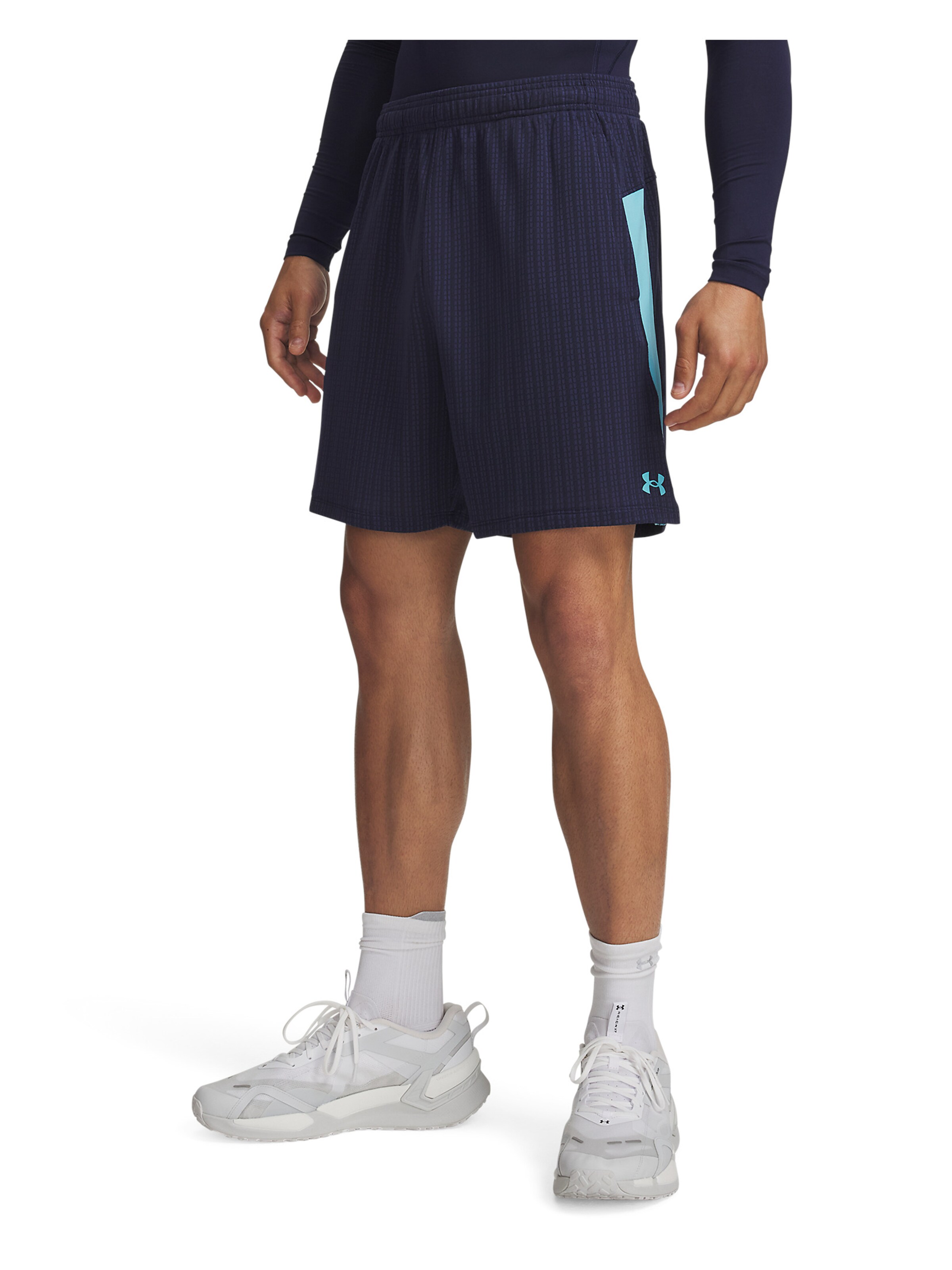 UNDER ARMOUR Regular Sportbroek 'Tech Vent' in Blauw: voorkant