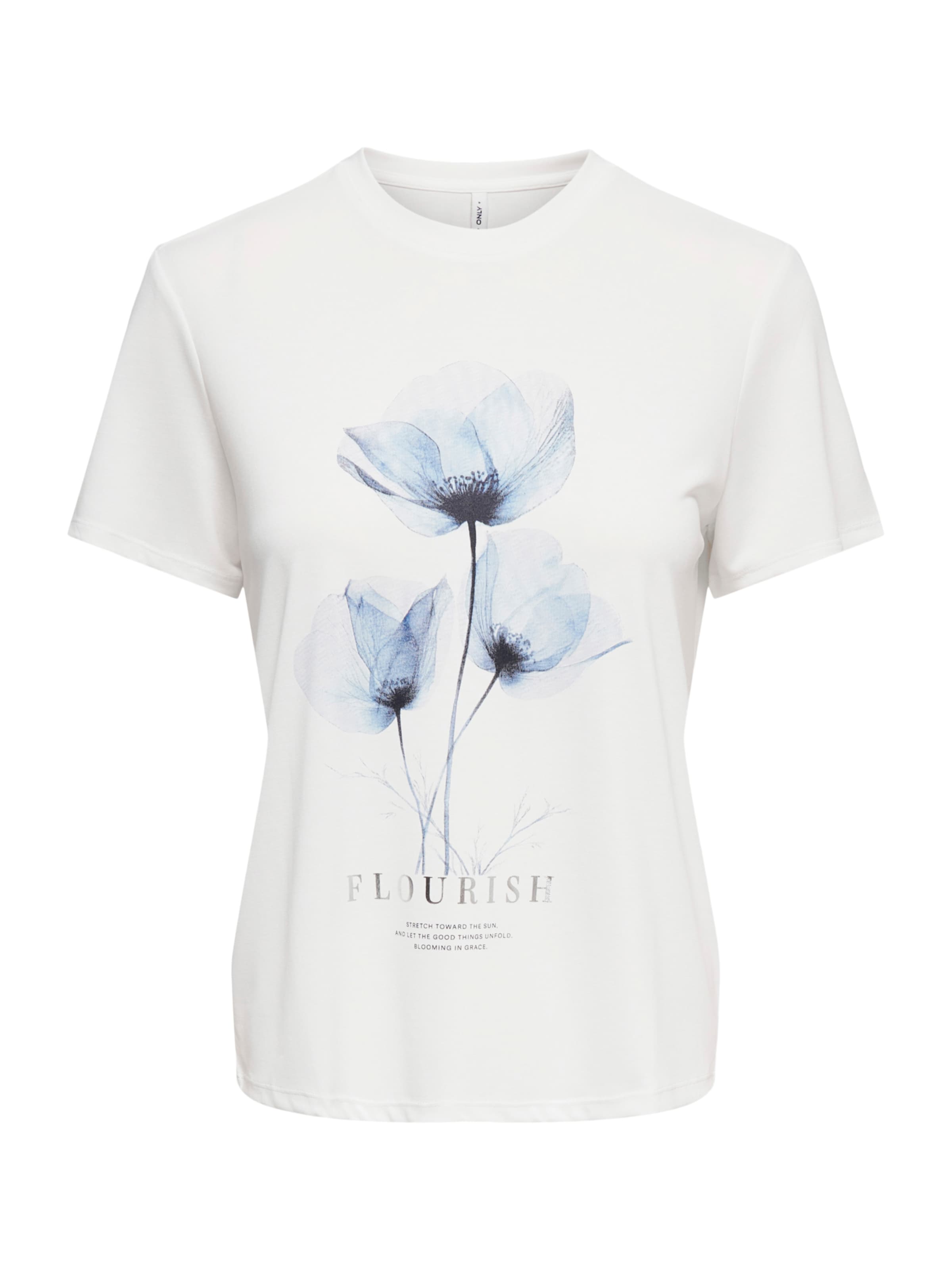 ONLY Μπλουζάκι 'ONLFREE' σε λευκό: μπροστά