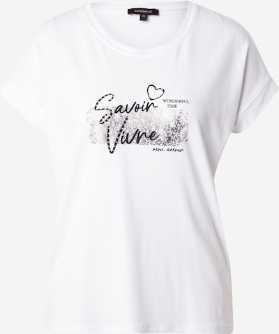MORE & MORE T-shirt i svart / silver / vit, Produktvy
