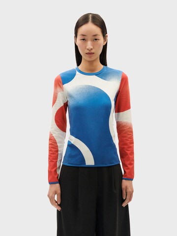 Thinking MU - Camiseta 'Brisa' en azul: frente