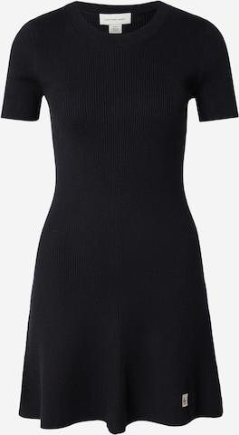 Rochie tricotat de la Calvin Klein Jeans pe negru: față