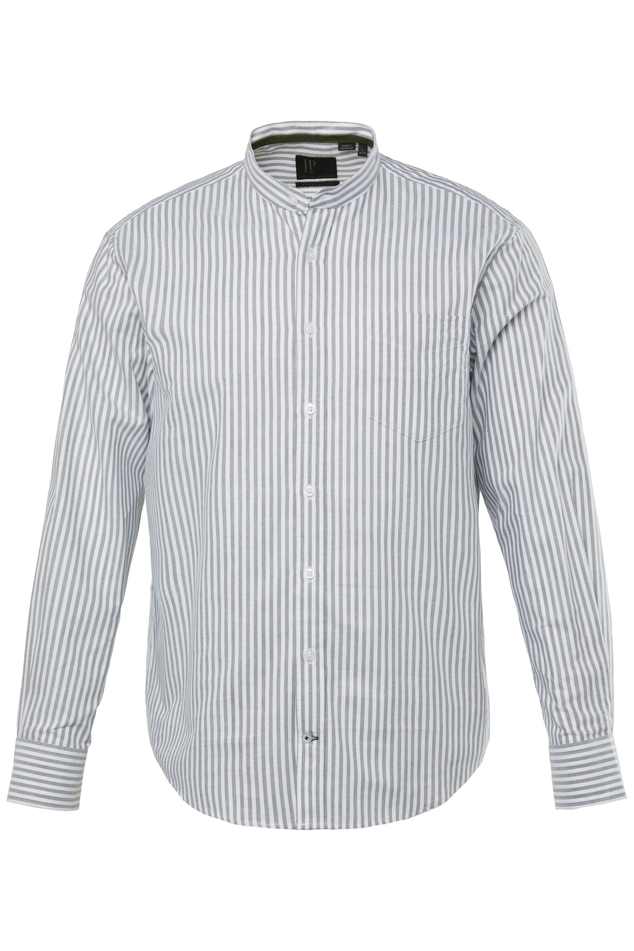 JP1880 Overhemd in Groen: voorkant