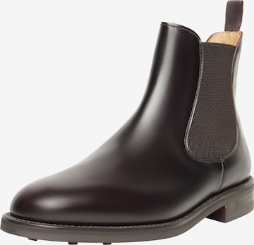 Henry Stevens Chelsea Boots 'Winston CB1' in Braun: predná strana