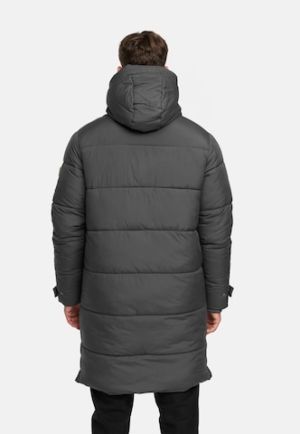 INDICODE JEANS Winterjas 'Studs' in Grijs