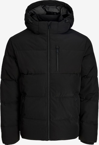 juoda Jack & Jones Plus Žieminė striukė 'JJEBECKS': priekis