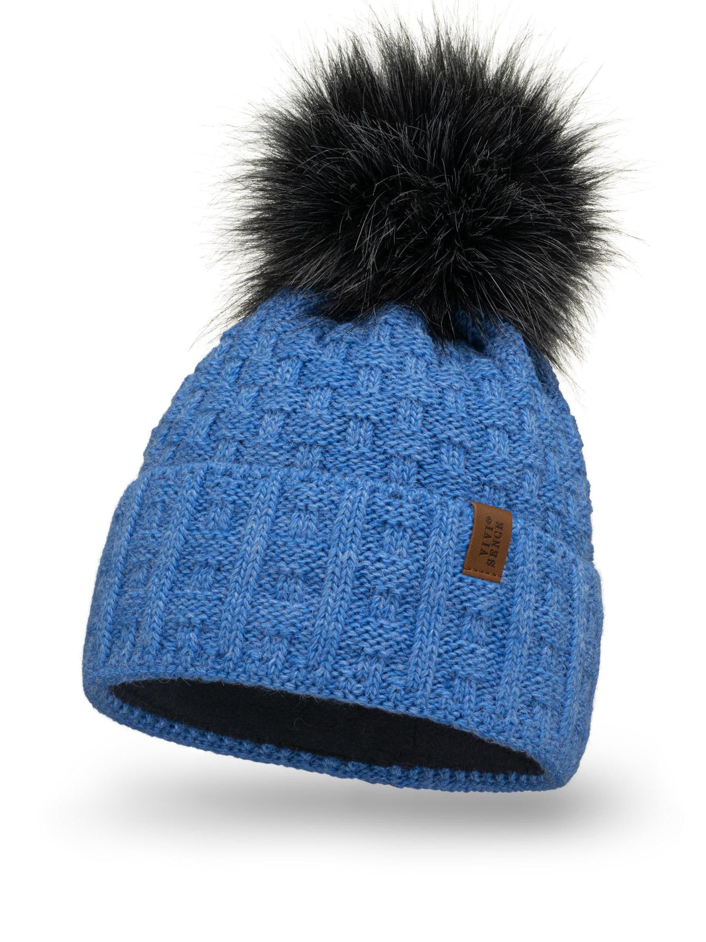 Vivisence Mütze '7015'‌‌ in Blau: Vorderseite