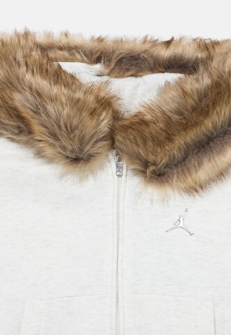Jordan Zip-Up Hoodie 'FIRESIDE' in Grey: front