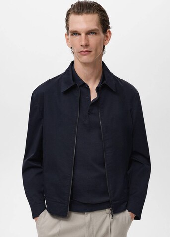 MANGO MAN Between-Season Jacket 'Turano' in Blue: front
