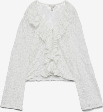 Chemisier VERO MODA en blanc : devant