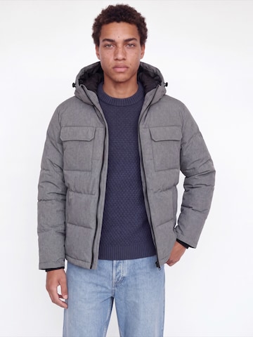 JACK & JONES Winter jacket 'JJWILLIAM' in Grey: front