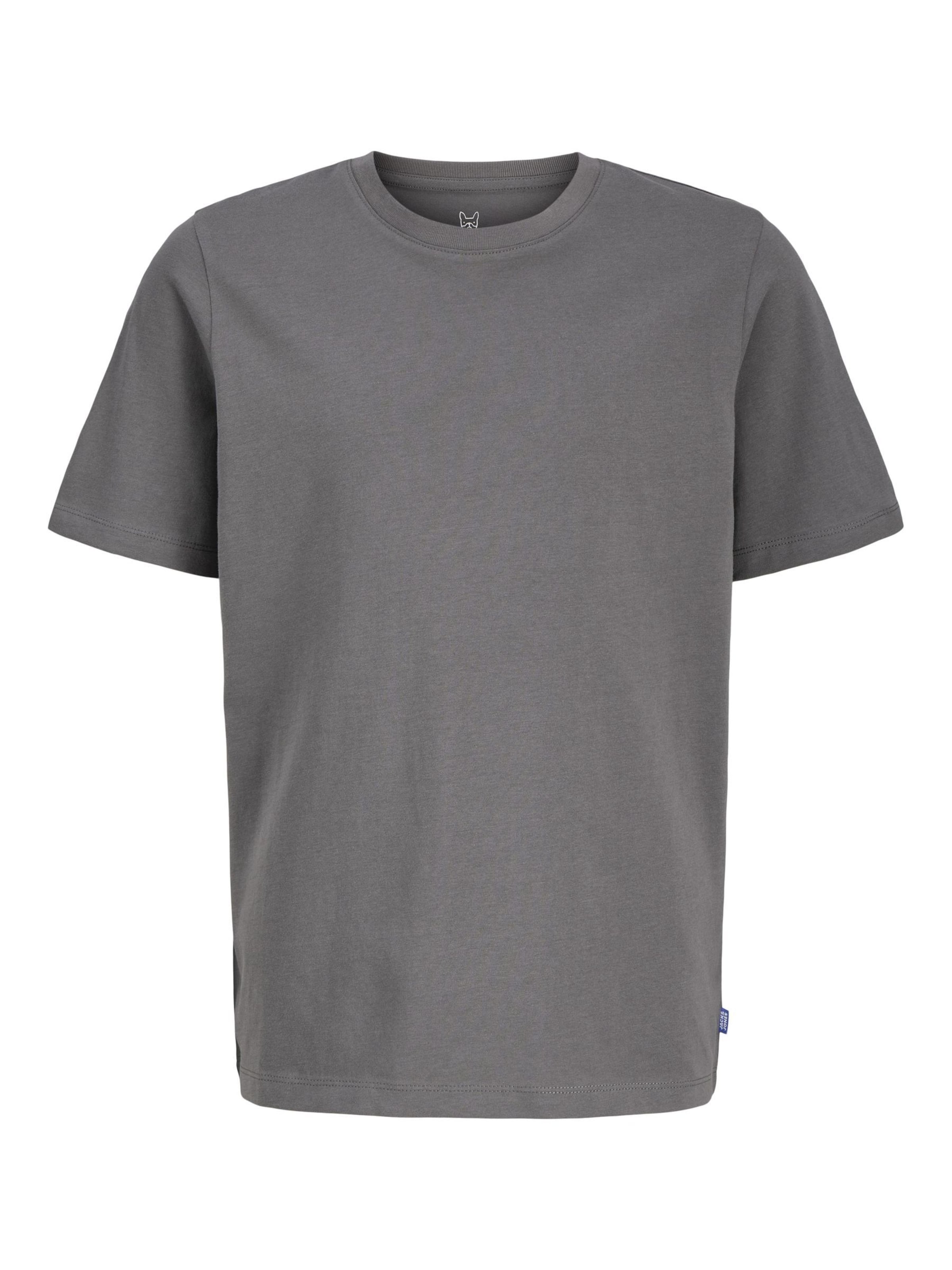 Jack & Jones Junior Shirt in Grijs: voorkant
