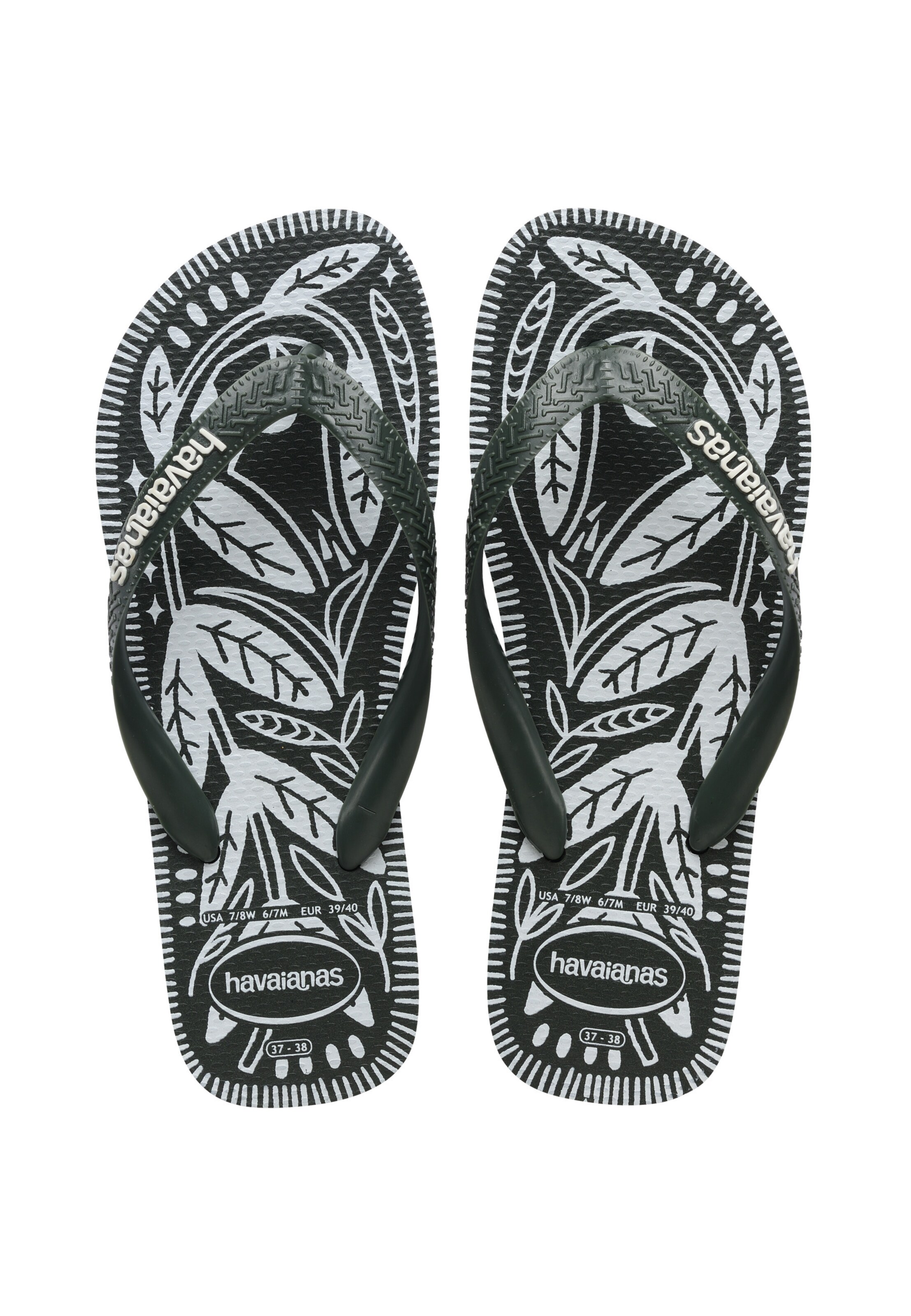 HAVAIANAS T-bar sandals in Green