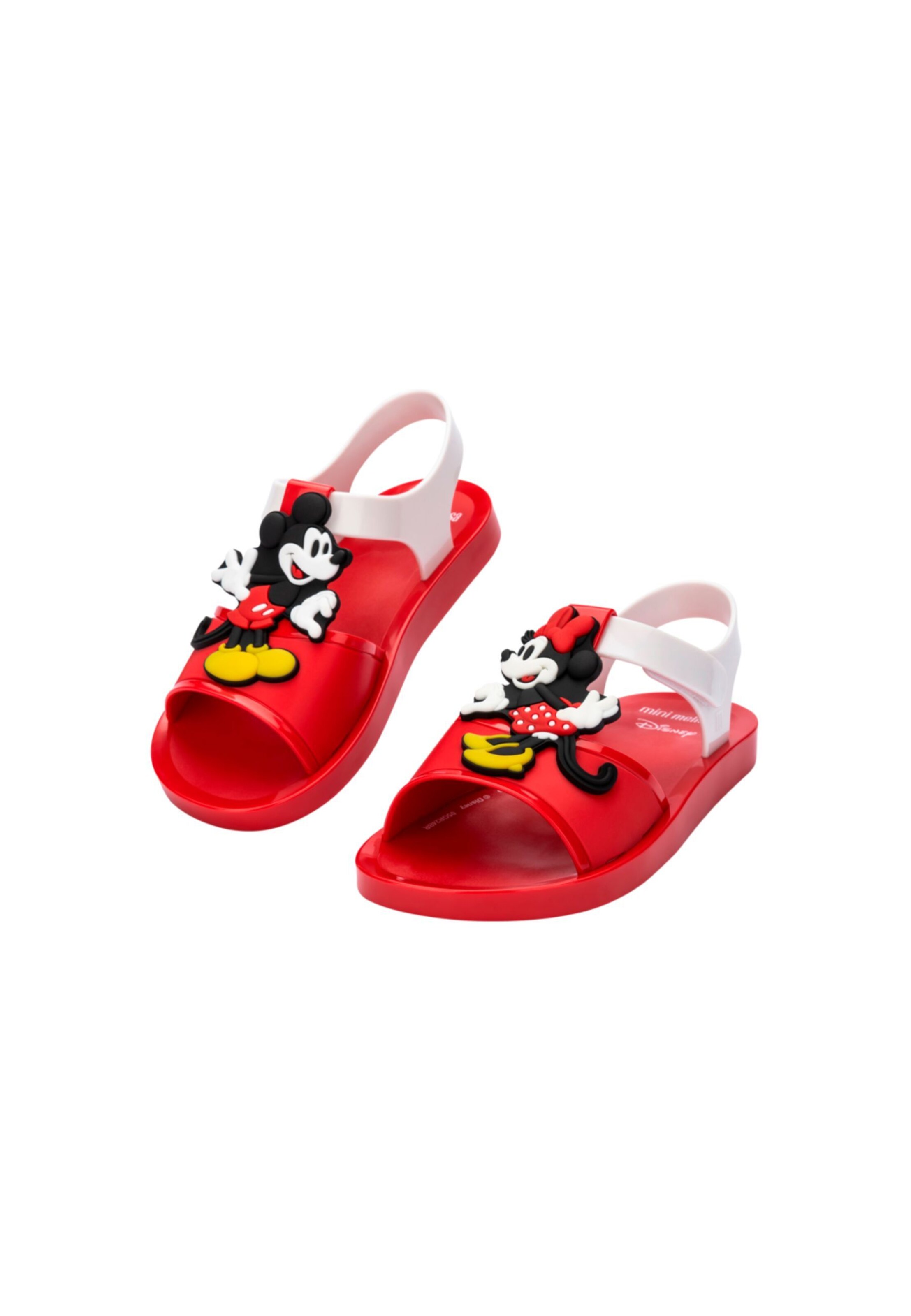 MELISSA Sandalen 'The Mini Melissa Play x Mickey And Minnie' in Rood