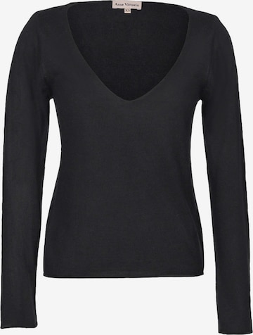 Pullover 'Odette' di Anse Victorin in nero: frontale