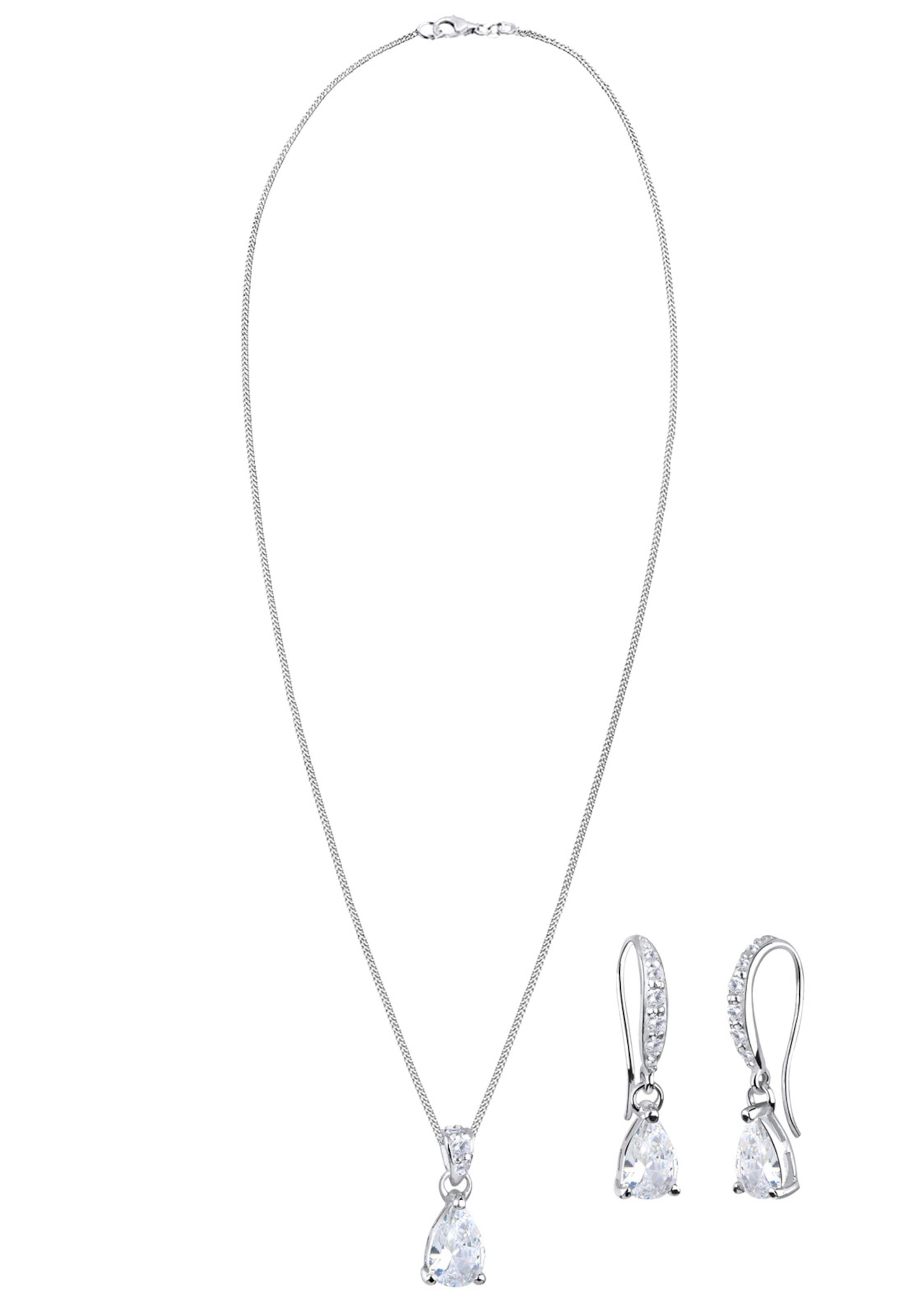 Parure de bijoux ELLI en argent : devant