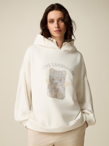 Pull-over oltre en blanc : devant