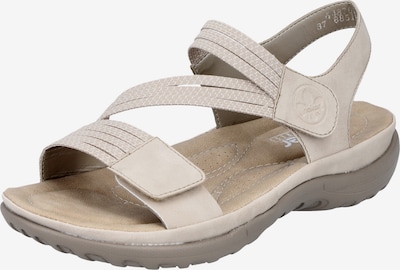 Sandalai iš Rieker, spalva – gelsvai pilka spalva / balta, Prekių apžvalga