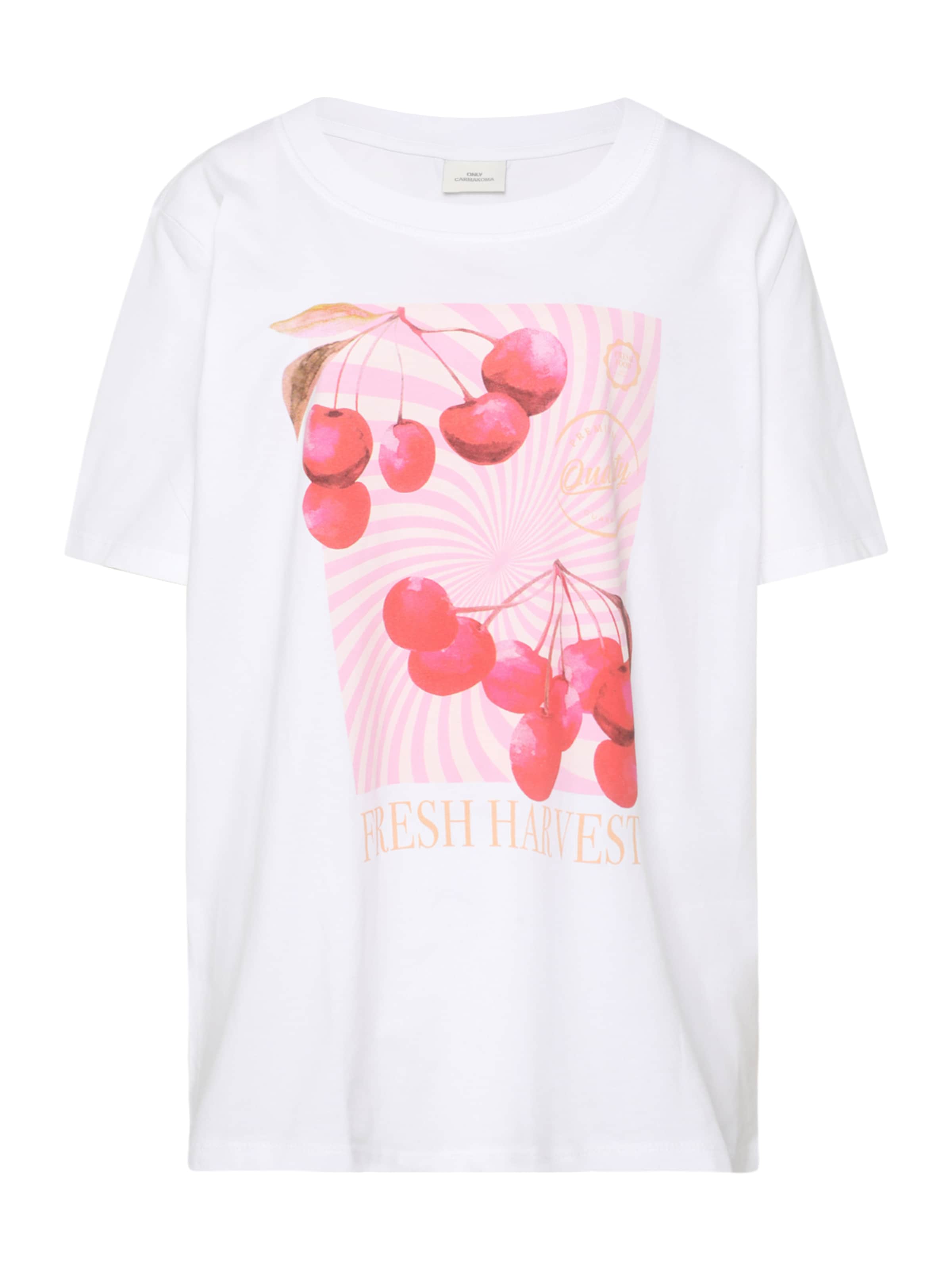 ONLY Carmakoma Футболка в Белый: спереди