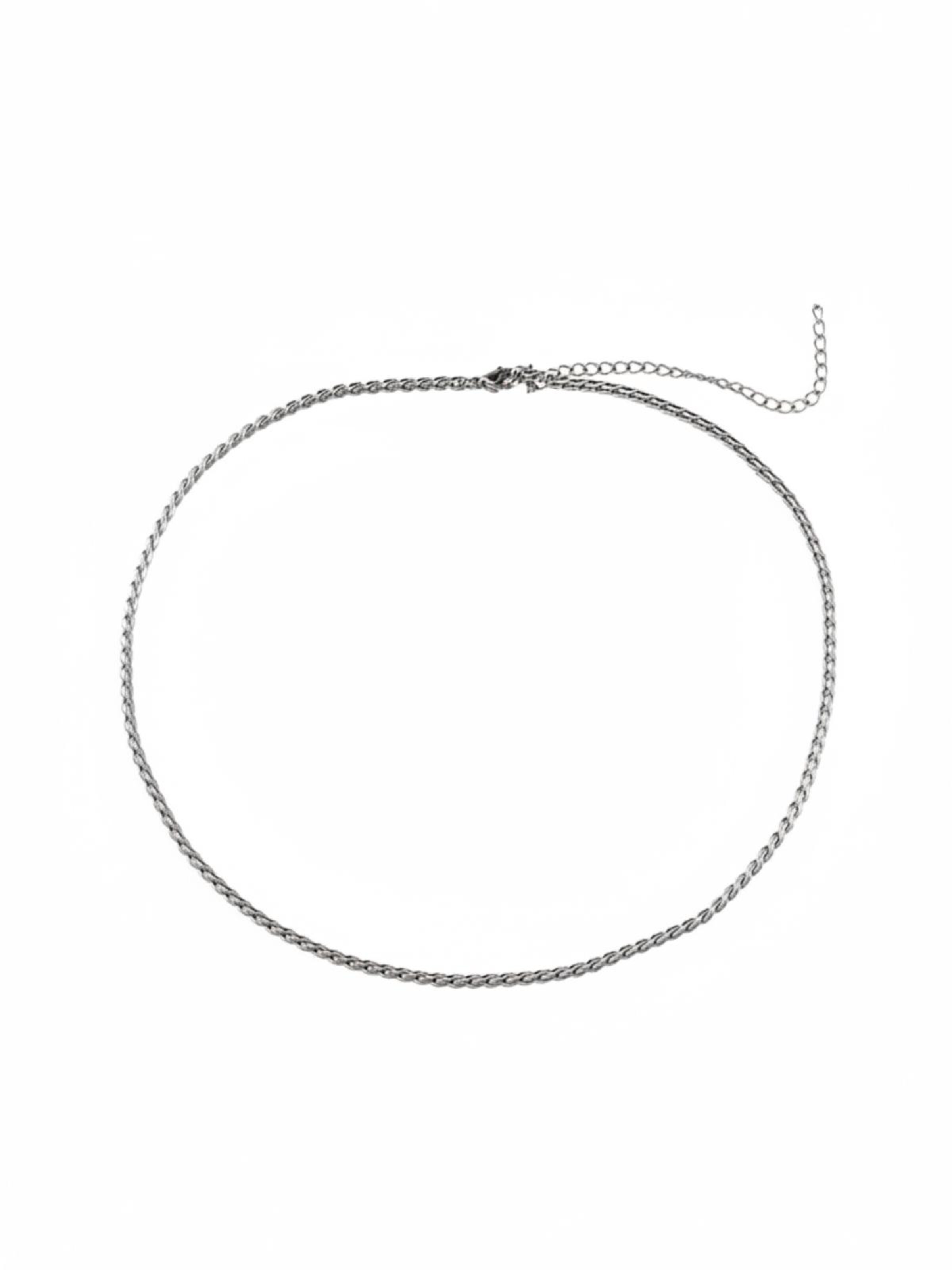 Cala Rose Ketting 'KIRSTEN' in 37- 41 cm in de kleur Zilver, Productweergave