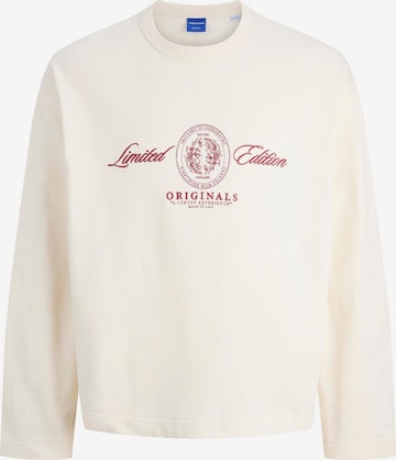 Sweat-shirt 'JORDIA' JACK & JONES en blanc : devant