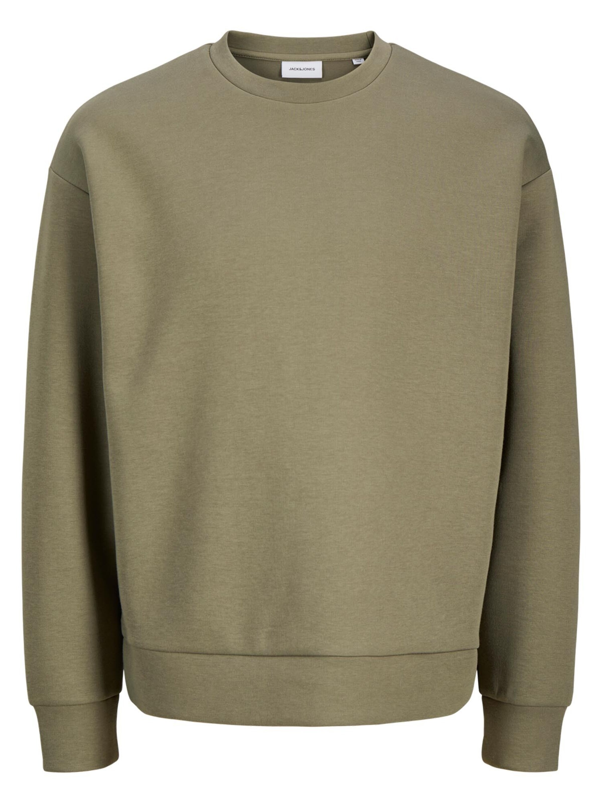 JACK & JONES Sweatshirt 'Barron Sweat'‌‌‌‌ in Grün: Vorderseite