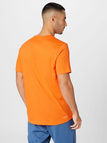 ADIDAS SPORTSWEAR - Camisa funcionais 'Aeroready Designed To Move Feelready' em laranja
