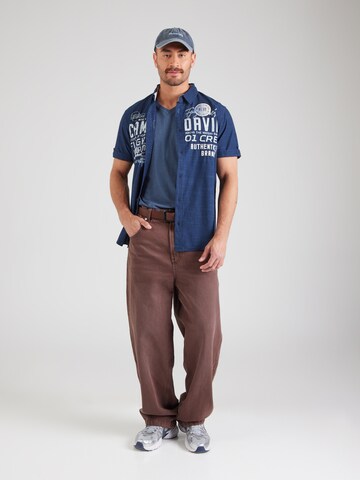 CAMP DAVID - Camiseta en azul