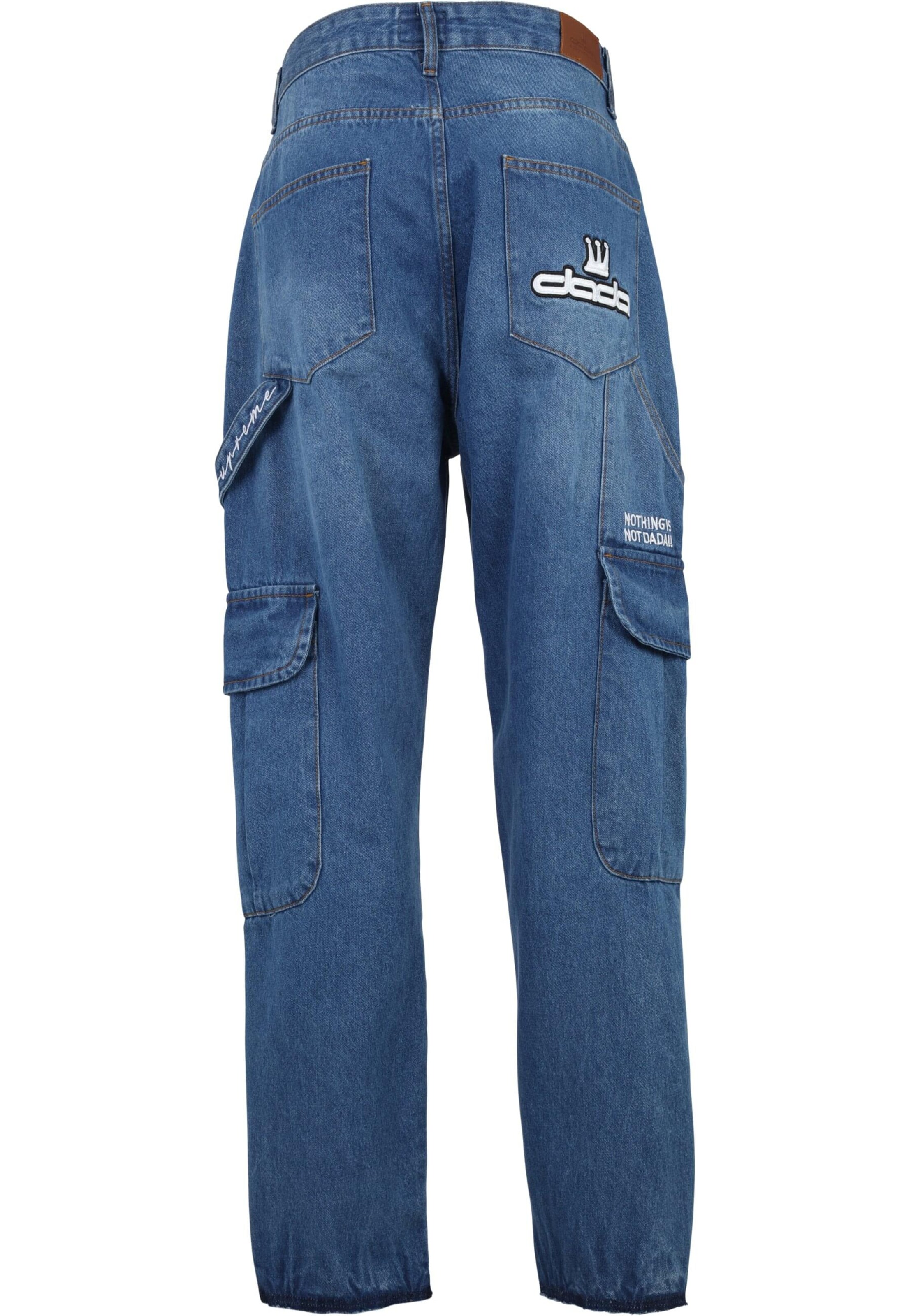Dada Supreme Loosefit Džíny s kapsami – modrá