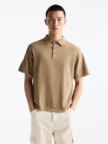 Pull&Bear Shirt in Bruin: voorkant