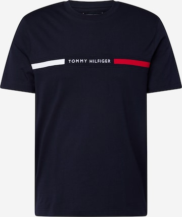 TOMMY HILFIGER Tričko – modrá: přední strana