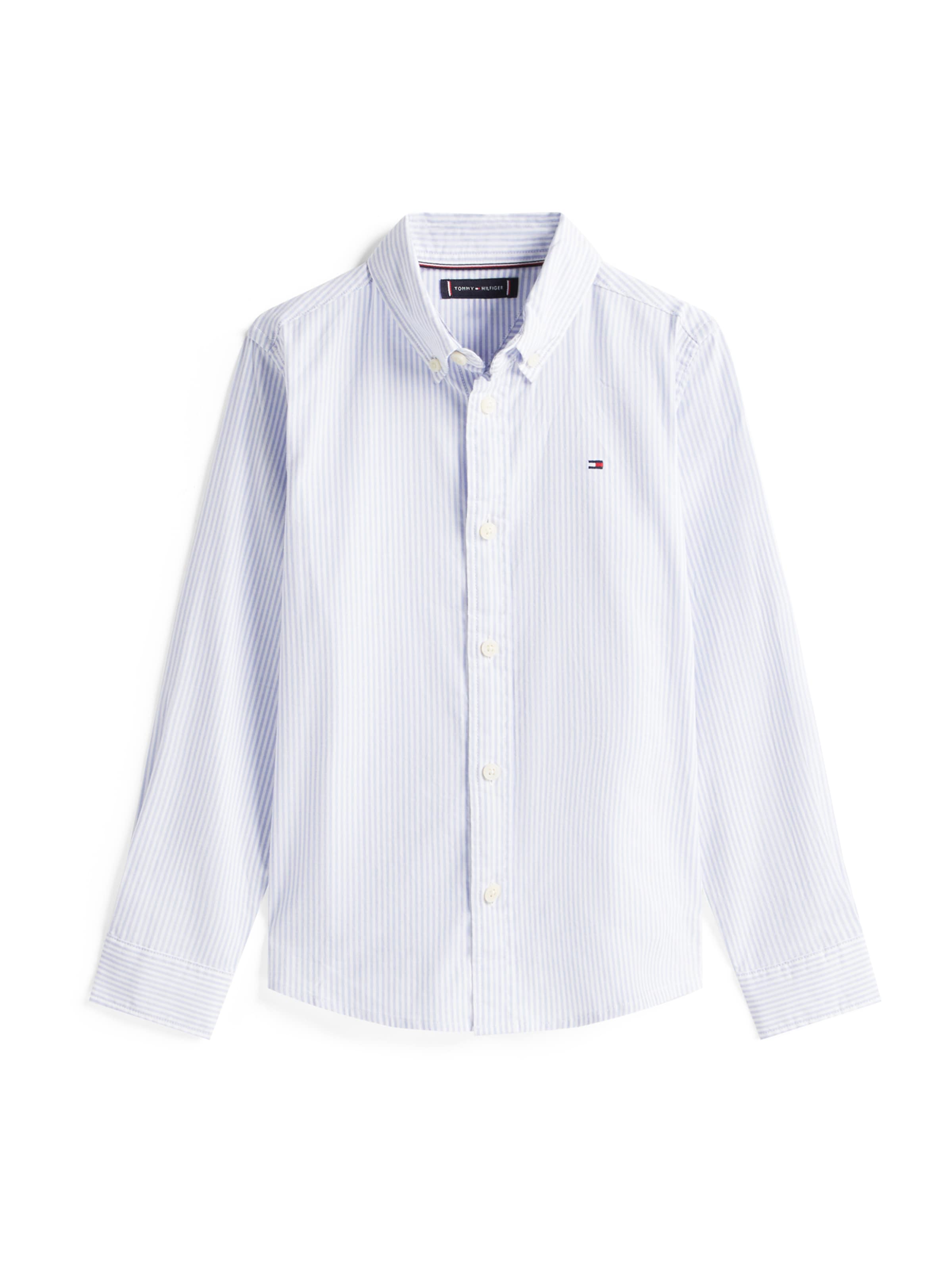 TOMMY HILFIGER Regular fit Риза 'FLEX' в бяло: отпред