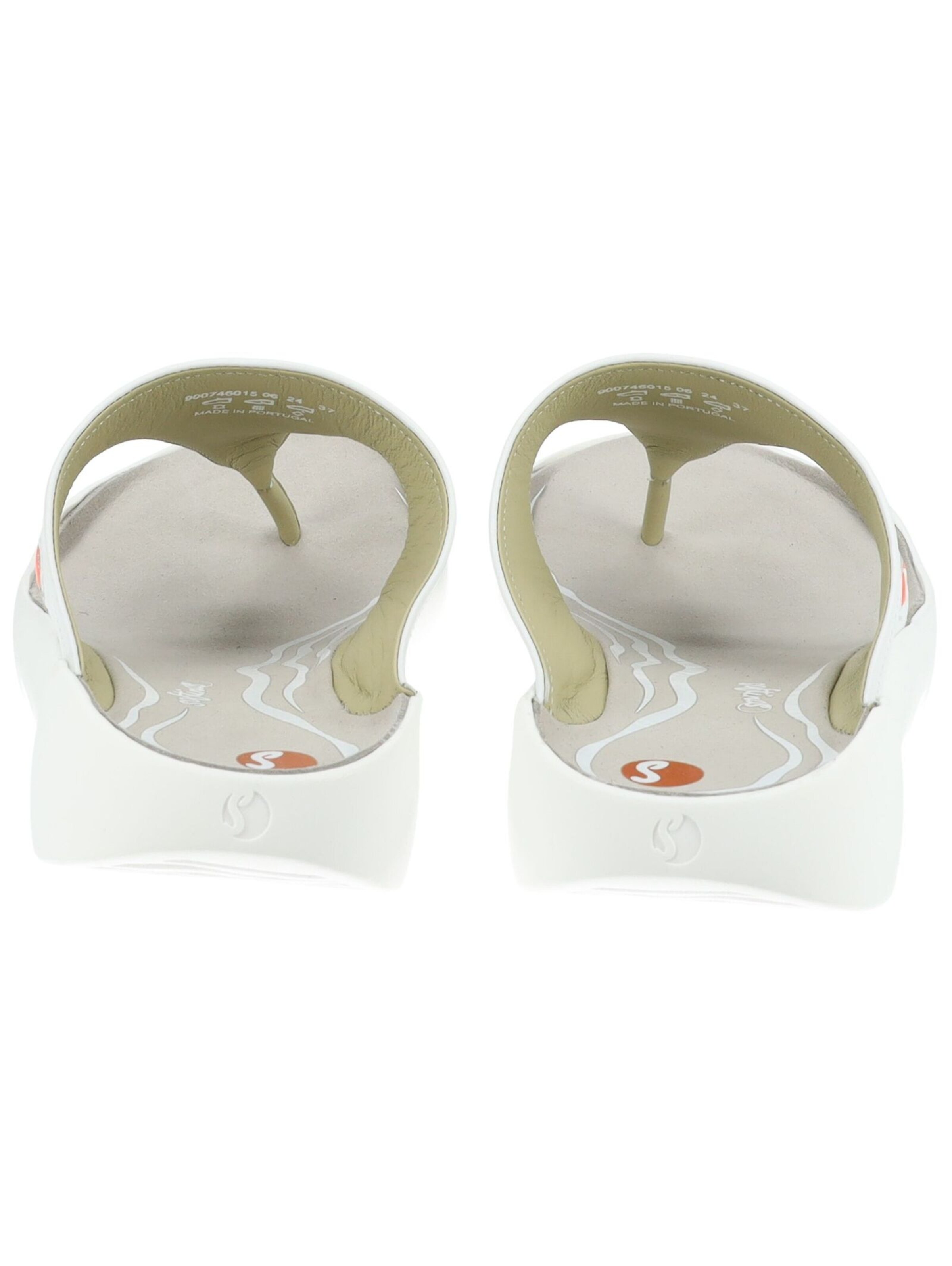 Softinos T-bar sandals in White