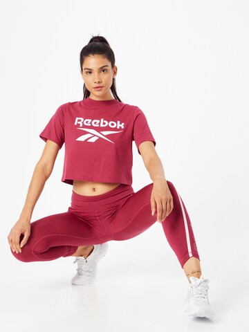 T-shirt Reebok en rouge