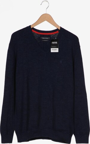 Marc O'Polo Sweater & Cardigan in XXL in Blue: front
